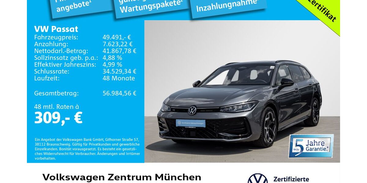 VW Passat 8.753 km 49.491 &euro; München 80687