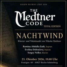 Nachtwind - Ein Medtner-Abend mit Klavier- und Vokalmusik 23.10.2026 Salon Feurig
