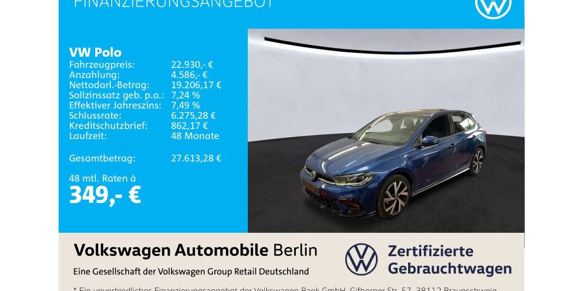 VW Polo 25.122 km 22.930 &euro; Berlin 12681