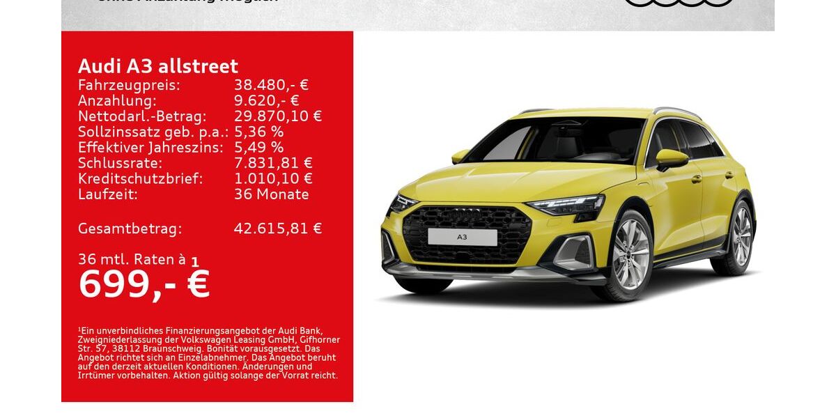 Audi A3 7.500 km 38.480 &euro; Würzburg 97076