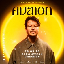 AVAION - Sleepless in Dresden 26.09.2026 STROMWERK | Kulturarena Kraftwerk Mitte