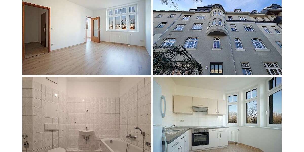 Etagenwohnung Chemnitz Yorckgebiet - 1 Zimmer, 35 m&sup2;, 215&euro; | Angebot:27308856